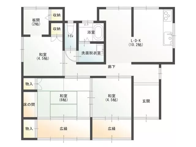 Niihama-shi, Niihama Tsuchihashi 2-chome (Niihama station) Single-story building, 3LDK

3LDK 4,920,000 yen