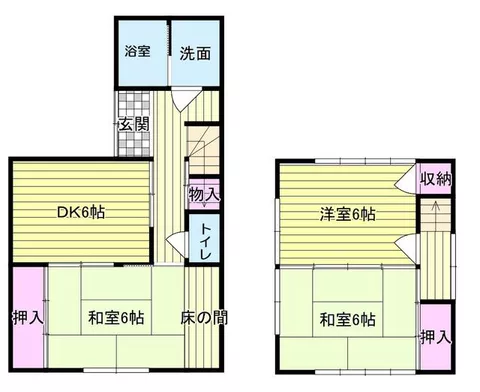 2-story, 3DK, Nakahata Senji, Kochi City