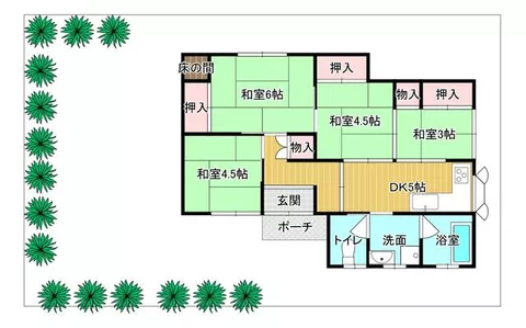 Tadaoka-cho, Izumi-Sano-gun, 3-chome, Tadaoka (Tadaoka Station) Single-story building 4DK