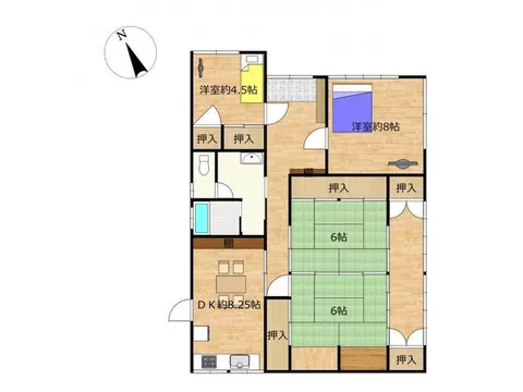 [Open House] Immediate move-in available / 4DK single-story house / Parking for 1 car (Hori garage) / Quiet residential area