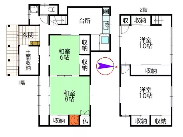 9 minutes on foot to Lawson! 3 minutes on foot to Kusuri no Aoki! Many commercial facilities nearby for convenience.