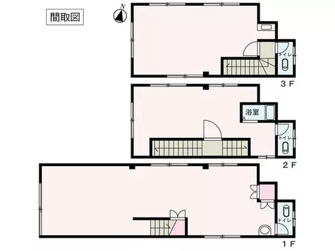 Highly flexible three-story house ☆ 6 minutes by car from JR Tohoku Main Line "Koga", in a lush green living environment♪