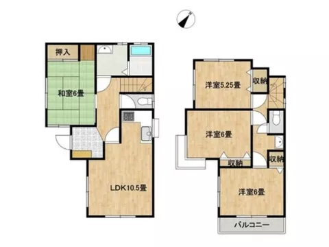 Southeast facing with two sides of sunlight, good sunlight and ventilation ♪ All rooms have storage for a tidy living environment! - Image 2