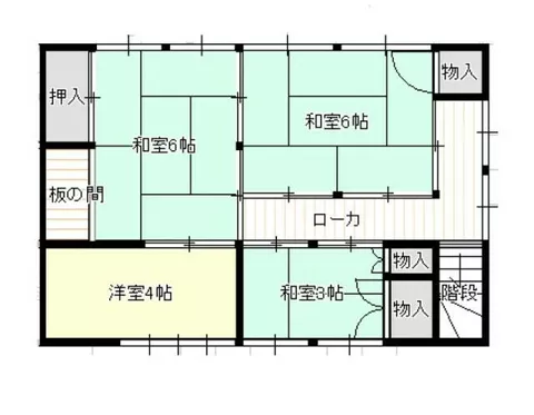 Yonezawa City, Shimohanazawa 3-chome (Yonezawa Station) 2-story building 6DK