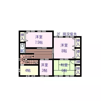 Kaga City, Yamanaka Onsen Izumimachi (Kaga Onsen Station), 2-story, 6DK