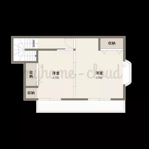 Fukuoka City, Sawara Ward, Uchino 8-chome 2-story 2LDK