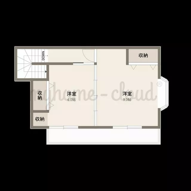 Fukuoka City, Sawara Ward, Uchino 8-chome 2-story 2LDK