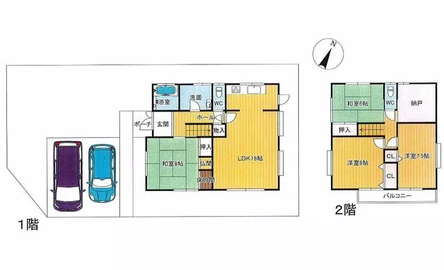 Kawabe District Inagawa Town Asahigaoka (Nissei-Chuo Station) 2-story 4SLDK