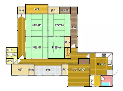 Kaga City, Noda Town (Kaga Onsen Station) 2-story building 10SDK