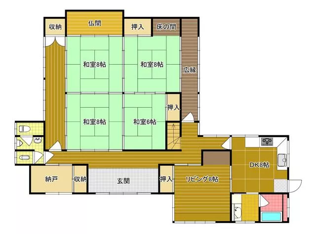 Kaga City, Noda Town (Kaga Onsen Station) 2-story building 10SDK
