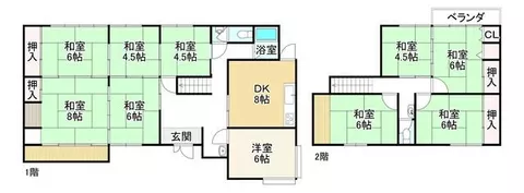 Takachi-gun Takatori Town, Oaza Shimotosu, 2-story, 8DK