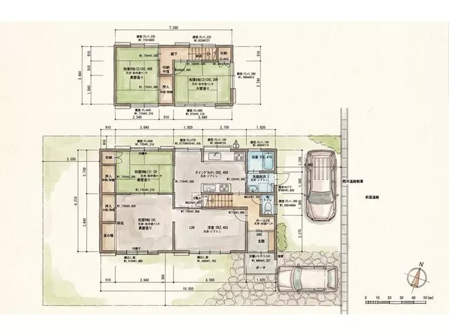 【Immediate viewing available】◇3 minutes on foot to bus stop "Nishiguchicho"! ◇Complies with new seismic standards!