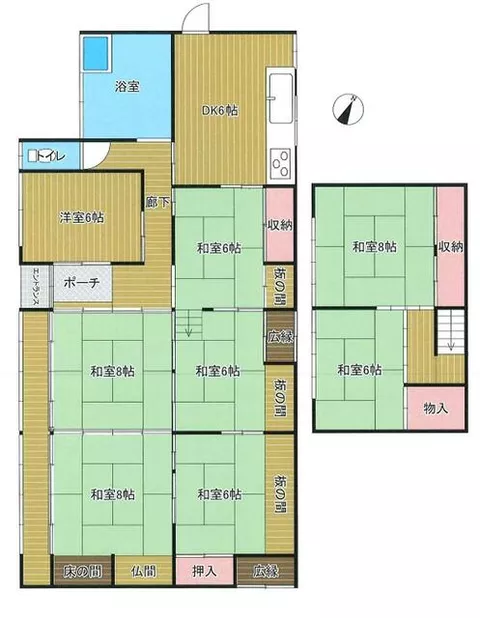 Isahaya City, Hinode Town (Isahaya Station) 2-story building 8DK