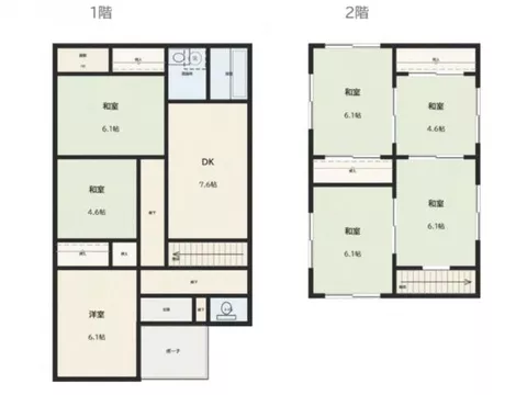 Wakayama City, Kusumi Naka (Kinokawa Station) 2-story 7DK