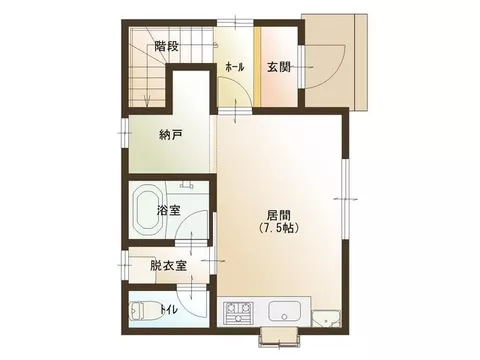 Akita City, Asahikawa Shindota Higashimachi (Izumigai Asahikawa Station) 2-story 2LK
