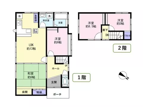 About an 8-minute walk to the elementary school! 4LDK scheduled for renovation completion☆Monthly payment in the 30,000 yen range - Image 2