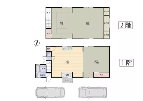 Kameoka City, Sogabe-cho Anatokido-guchi (Kameoka Station) 2-story 3LDK