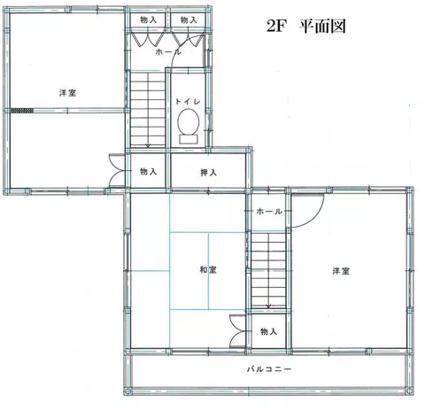 Kitakami City, Tokiwadai 1-chome (Yanagihara Station), 2-story building, 7K