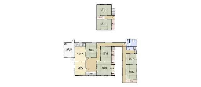 Matsusaka City, Idaka Town, Tahiki, 2-story, 8DK
