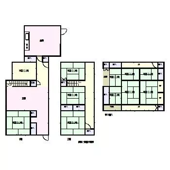 Nankoku City, Monobe, 2-story, 5DK