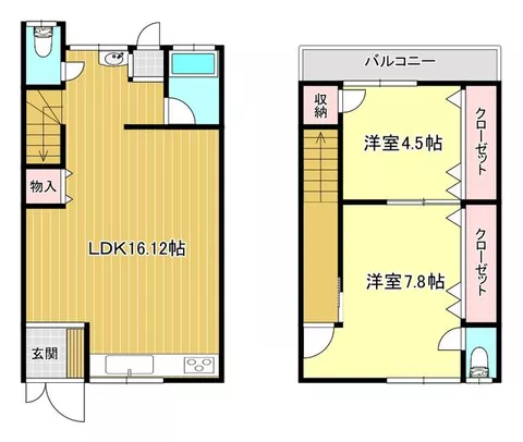 Izumi City Ikegami-cho 1-chome (Shindayama Station) 2-story 2LDK