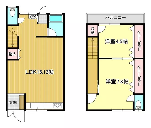 Izumi City Ikegami-cho 1-chome (Shindayama Station) 2-story 2LDK