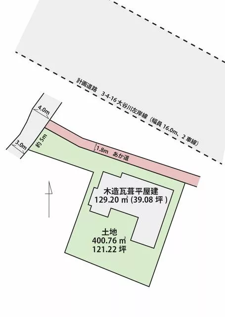 Nikko City, Imaichi (Otanimuka Station), single-story building, 5DK