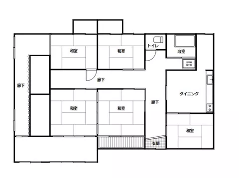 Hokuto City, Sudama Town, Fujita (Anayama Station) Single-story building 5LDK