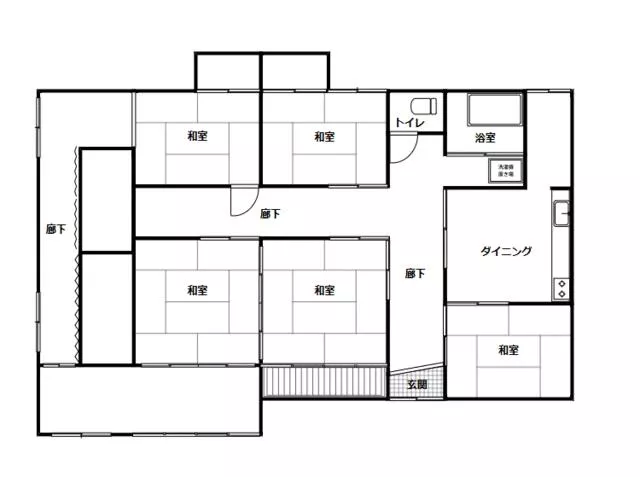 Hokuto City, Sudama Town, Fujita (Anayama Station) Single-story building 5LDK