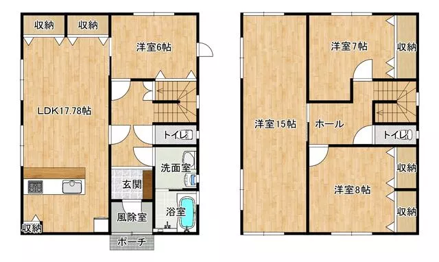 Aomori City, Oaza Yotsuishi, Satomi, 2-story, 4LDK