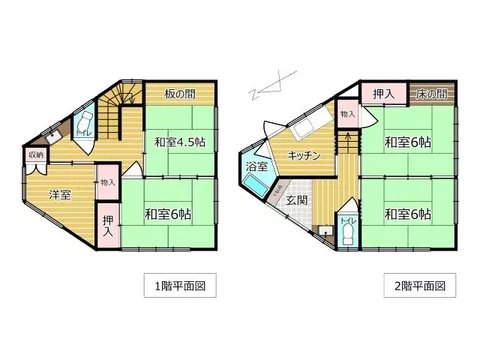 Ito City, Arai 2-chome (Ito Station) 2-story building 5K - Image 2