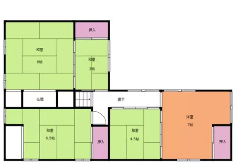 Yokkaichi City Kusunoki-cho Kitagomi-zuka (Kitakusune Station) 2-story 6DK