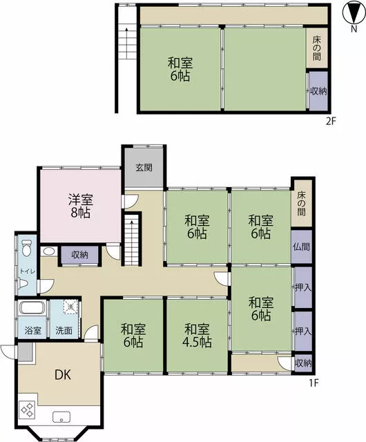 Kanzaki-gun, Ichikawa Town, Hoki (Fukuzaki Station) 2-story 8DK