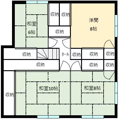 Yakumo Town, Nikanai District, Suehirocho (Yakumo Station) 2-story building 5LDK