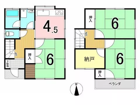 Hachioji City Yokokawacho (Nishi Hachioji Station) 2-story building 3SDK
