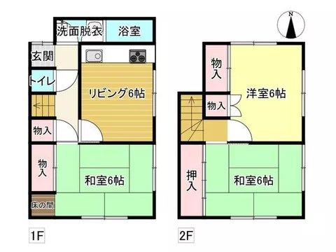 Approximately 67㎡ of building area! A convenient 3LDK within walking distance to living facilities