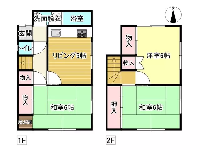Approximately 67㎡ of building area! A convenient 3LDK within walking distance to living facilities