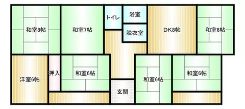 Sano City, Nakacho (Kuzu Station) Single-story 7DK
