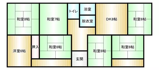 Sano City, Nakacho (Kuzu Station) Single-story 7DK