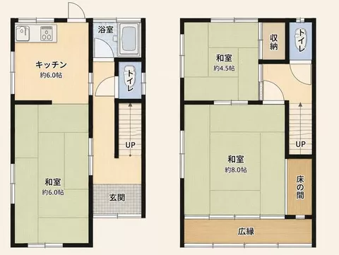Tarumi Ward, Kobe City, Utashiyama 4-chome (Maiko Station) 2-story 3DK