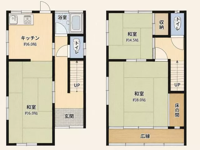 Tarumi Ward, Kobe City, Utashiyama 4-chome (Maiko Station) 2-story 3DK