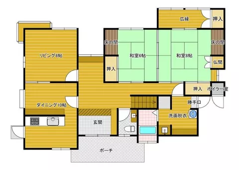Kaga City, Matsugaoka 4-chome (Kaga Onsen Station), 2-story, 5LDK