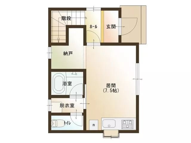 Akita City, Asahikawa Shindota Higashimachi (Izumigai Asahikawa Station) 2-story 2LK