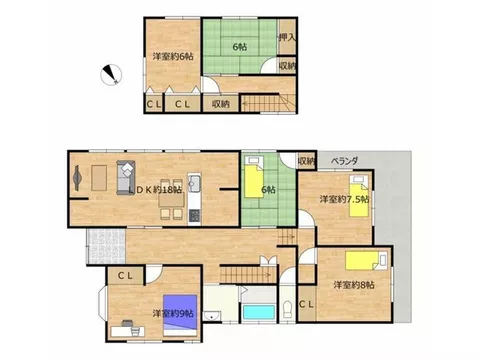 [Open House] [Renovated] [Immediate move-in possible] Garage for 2 cars available. On the first floor