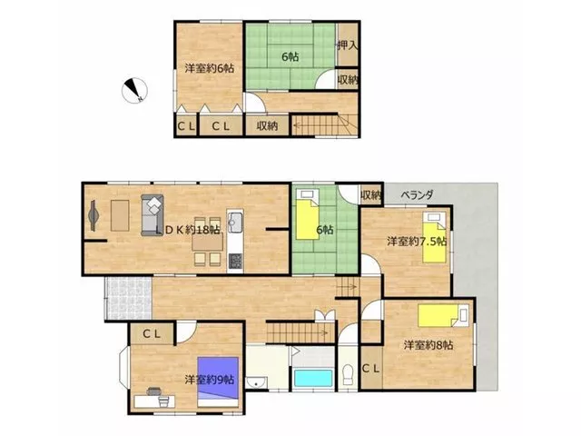 [Open House] [Renovated] [Immediate move-in possible] Garage for 2 cars available. On the first floor
