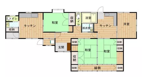 Izumi City Myojin Town (Komenotsu Station) Single-story 4DK