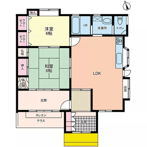 Honjo City Kitahori (Honjo Station) Single-story 2LDK