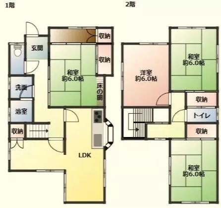 Tsushima City, Uji Town, Chano-sato (Aozuka Station) 2-story 4LDK
