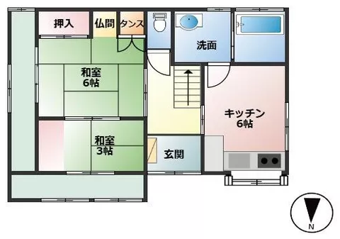 Nagasaki City, Nishikojima 2-chome (Sofukuji Station), 2-story, 5DK - Image 2
