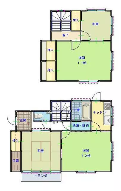 Tsuyama City, Nino, 2-story, 4K